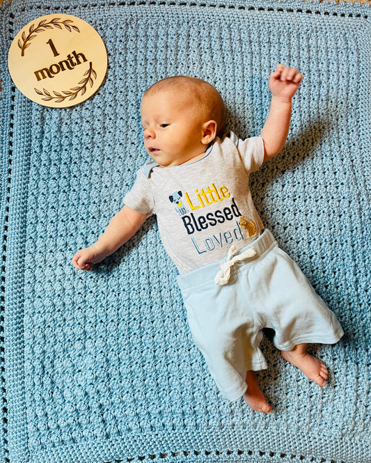 1,2,3 Baby Monthly Milestone Markers | Wood Monthly Markers | Laser Engraving | Milestone Plagues | Wood Sign |