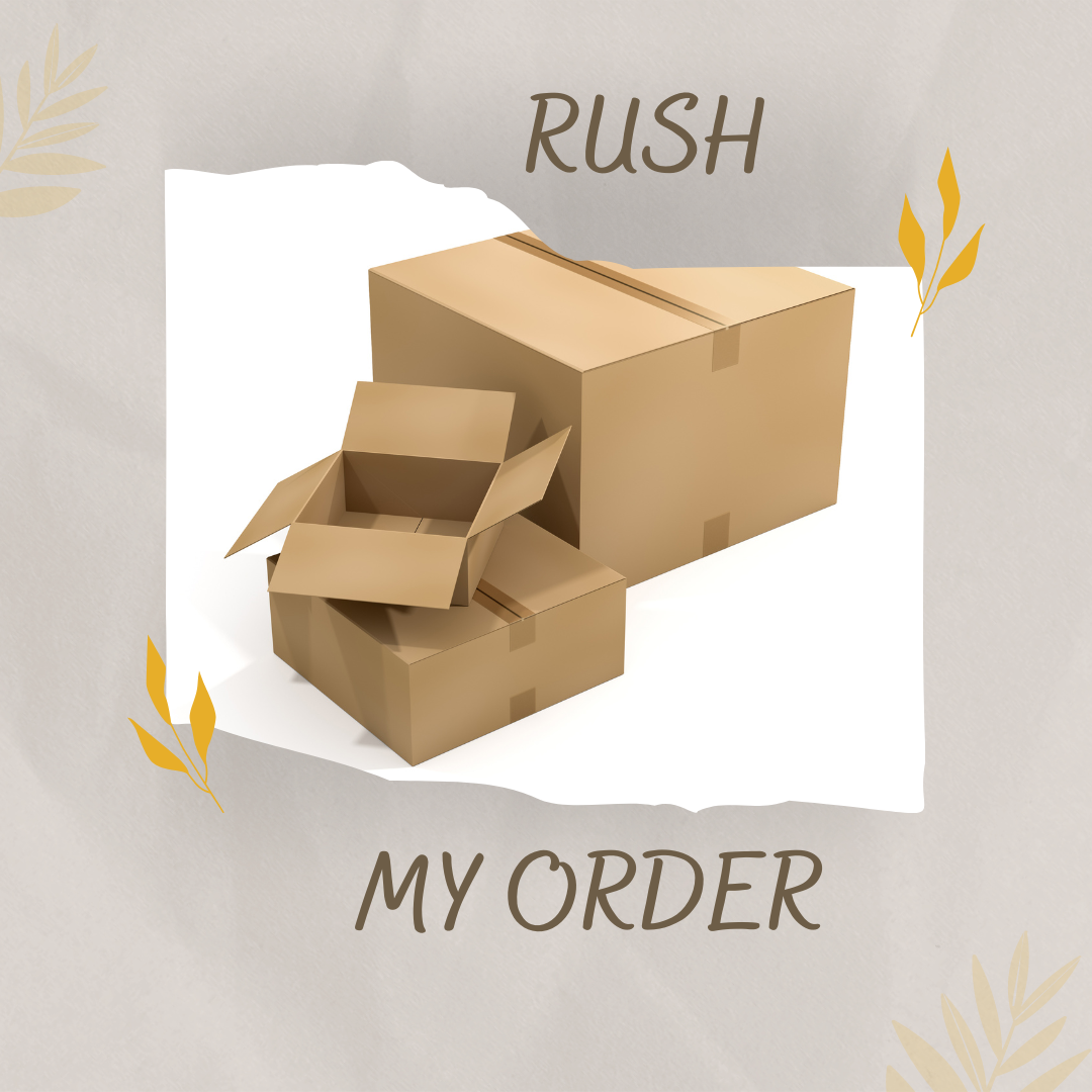 Rush my order | Quicker processing time | Shorter Lead Time |