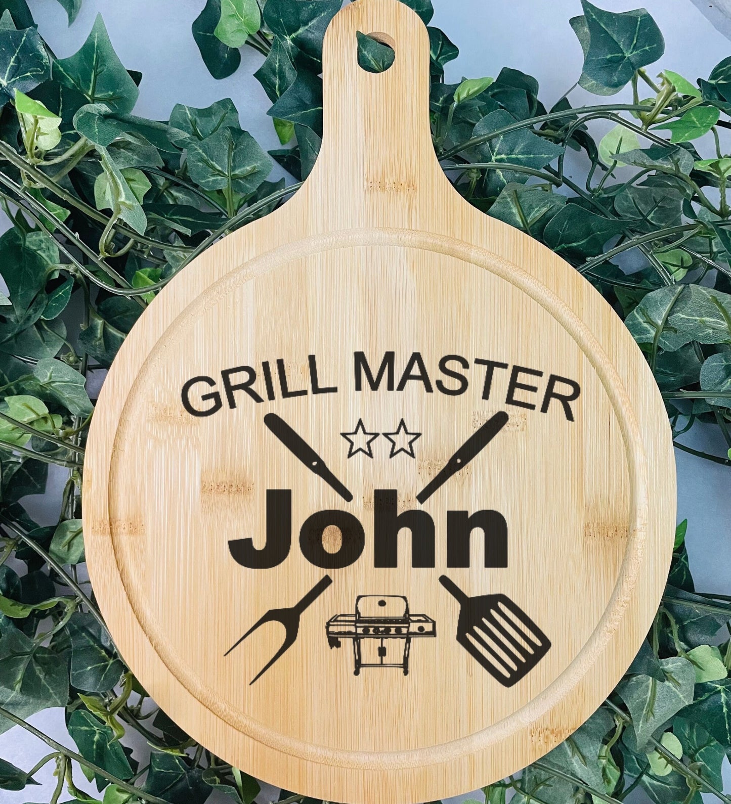 Paddle Father's Day Bamboo Cutting Board | Custom Father's day | Custom Laser Engraved | Custom Cutting Board |