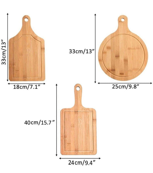 Endless Love Hearts Paddle Bamboo Cutting Board | Bamboo Paddle Cutting Board | Customized Paddle Cutting Board | Laser Engraved |