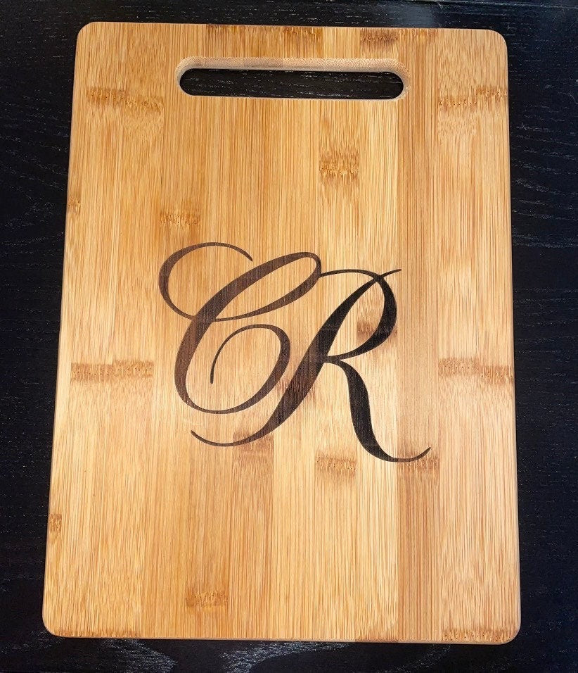 Personalized Eco-Friendly Surfboard Bamboo Cutting Board